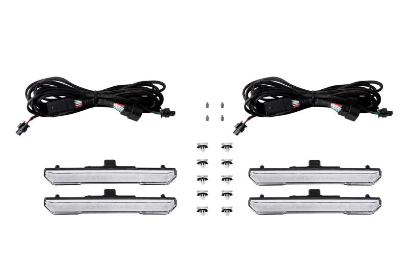 Diode Dynamics 2024 GMC Sierra/Canyon LED Sequential Sidemarkers - Clear - Main Product View