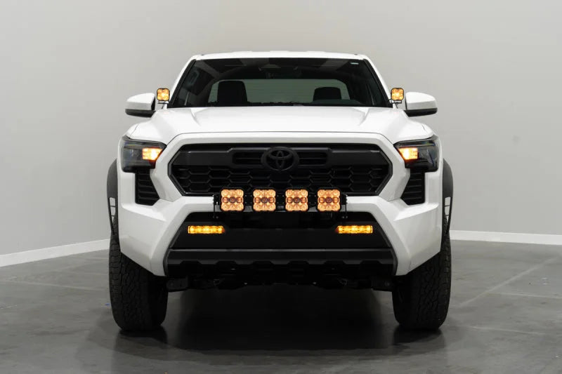 Diode Dynamics 2024 Toyota Tacoma SS5 Grille CrossLink Lightbar Kit - Pro Yellow Combo - Additional View 5
