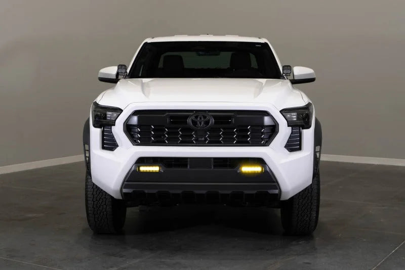 Diode Dynamics 2024+ Toyota Tacoma SS6 LED Fog Light Kit - Amber Wide - Back View