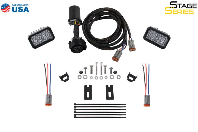 Diode Dynamics 2024+ Toyota Tacoma Stage Series Reverse Light Kit - C2 Pro - Back View