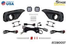 Load image into Gallery viewer, Diode Dynamics 2027 Ford Mustang GT SS3 Add-On Fog Lamp Kit Yellow Sport - Back View