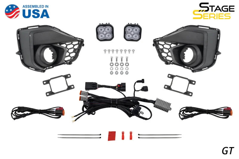 Diode Dynamics 2031 Ford Mustang GT SS3 Add-On Fog Lamp Kit Yellow Max - Additional View 8