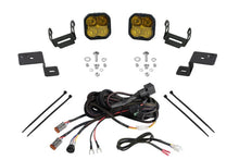 Load image into Gallery viewer, Diode Dynamics 21-22 Ford F-150 SS3 Stage Series Backlit Ditch Light Kit - Yellow Pro Combo - Main Product View
