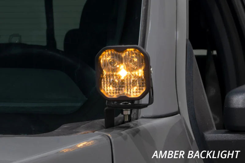 Diode Dynamics 21-22 Ford F-150 SSC2 Stage Series Backlit Ditch Light Kit - Pro White Combo - Additional View 5