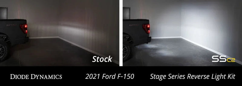 Diode Dynamics 21-22 Ford F-150 Stage Series Reverse Light Kit C1 Sport - Side View
