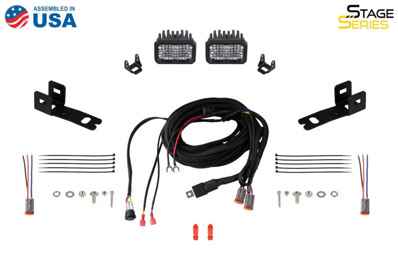 Diode Dynamics 21-22 Ford F-150 Stage Series Reverse Light Kit C2 Pro - Back View