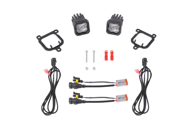 Diode Dynamics 21-24 Ford Bronco Sport SSC1 LED Fog Light Kit - Main Product View