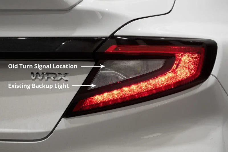 Diode Dynamics 22-23 Subaru WRX Tail as Turn w/ Backup Module - Side View