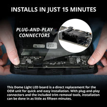 Load image into Gallery viewer, Diode Dynamics 24-25 Ford Mustang Multicolor Dome Light - Installation View