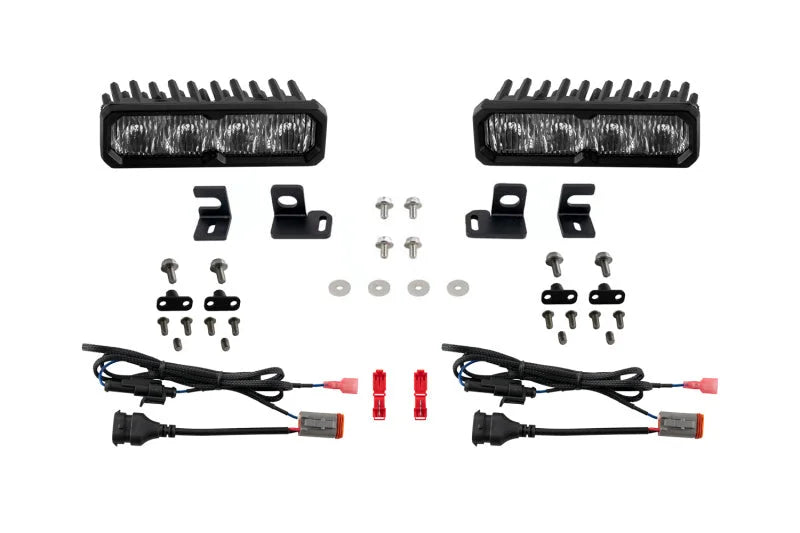 Diode Dynamics 24-26 Toyota SS6 Sport LED Kit White 6000K - Side View