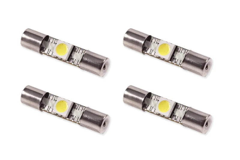 Diode Dynamics 28mm SMF1 LED Bulb - Cool - White Set of 4 - Main Product View