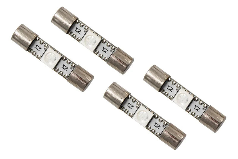 Diode Dynamics 28mm SMF1 LED Bulb - Green Set of 4 - Main Product View