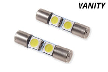 Load image into Gallery viewer, Diode Dynamics 28mm SMF1 LED Bulb - Green Set of 4 - Back View