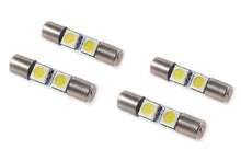 Load image into Gallery viewer, Diode Dynamics 28mm SMF2 LED Bulb - Cool - White Set of 4 - Main Product View