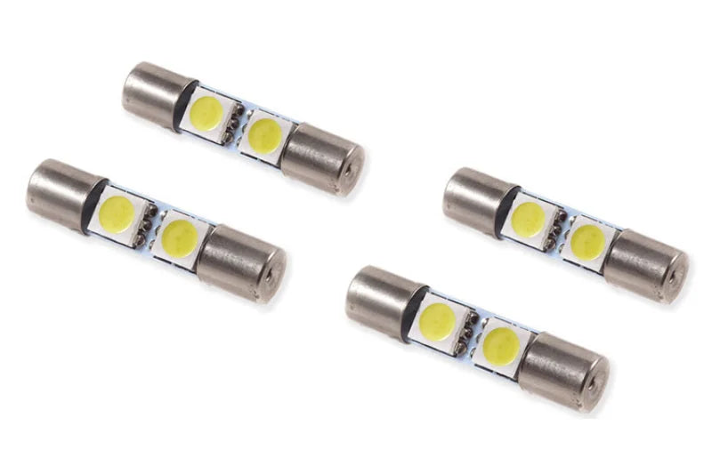 Diode Dynamics 28mm SMF2 LED Bulb Warm - White Set of 4 - Main Product View