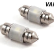 Load image into Gallery viewer, Diode Dynamics 29mm HP6 LED Bulb - Red (Pair) - Back View