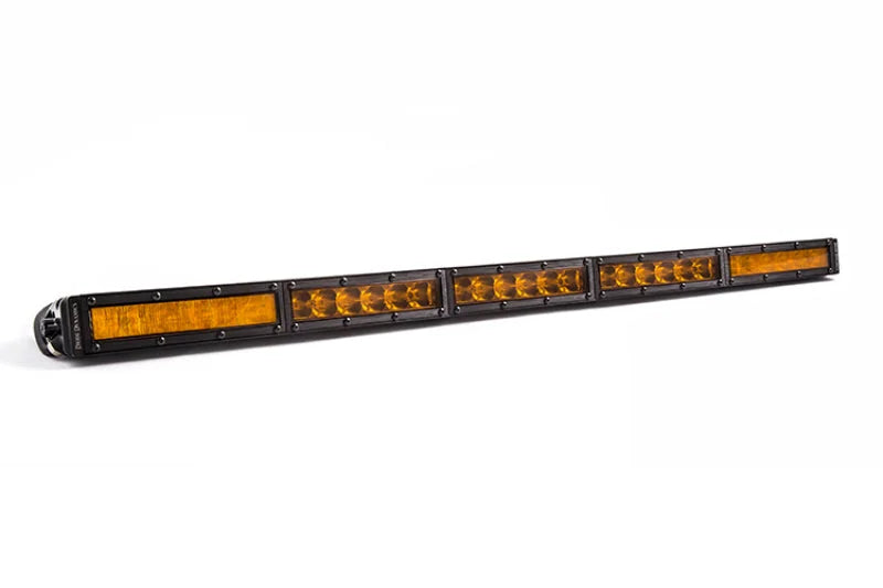 Diode Dynamics 30 In LED Light Bar Single Row Straight - Amber Combo Each Stage Series - Main Product View