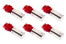 Load image into Gallery viewer, Diode Dynamics 3157 LED Bulb HP11 LED - Red Set of 6 - Main Product View