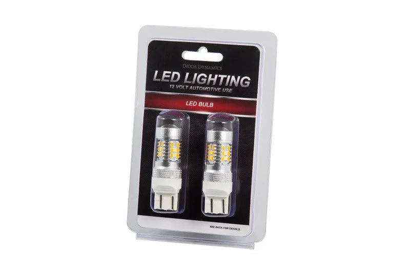 Diode Dynamics 3157 LED Bulb HP24 Dual-Color LED - Cool - White (Single) - Side View