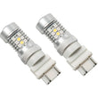 Load image into Gallery viewer, Diode Dynamics 3157 LED Bulb HP24 Dual-Color LED - Red - White (Pair) - Main Product View