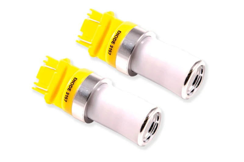 Diode Dynamics 3157 LED Bulb HP48 LED - Amber (Single) - Back View