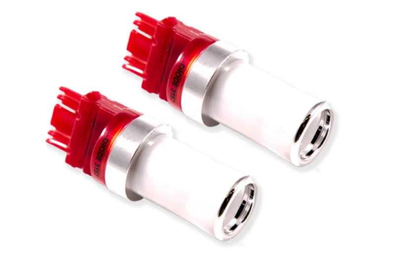 Diode Dynamics 3157 LED Bulb HP48 LED - Red (Single) - Side View