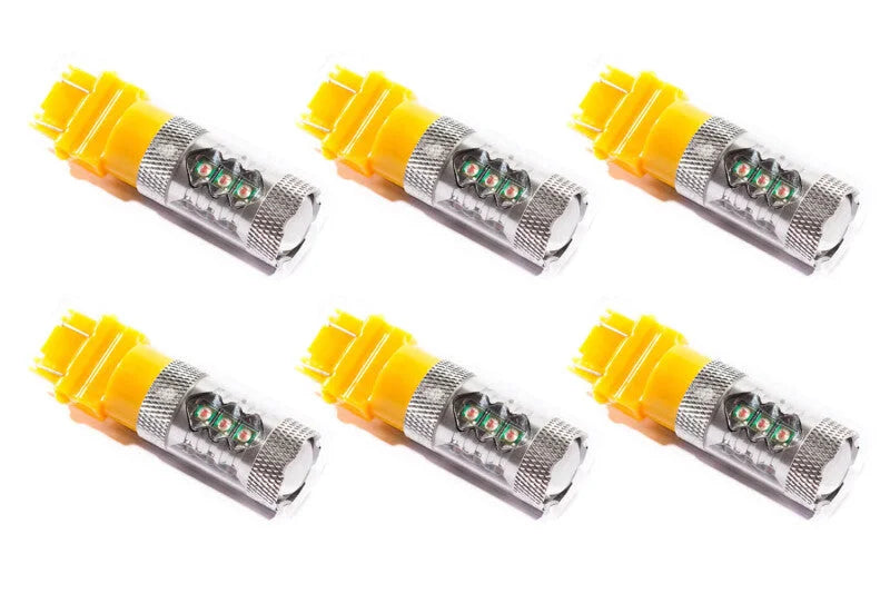 Diode Dynamics 3157 LED Bulb XP80 LED - Amber Set of 6 - Main Product View