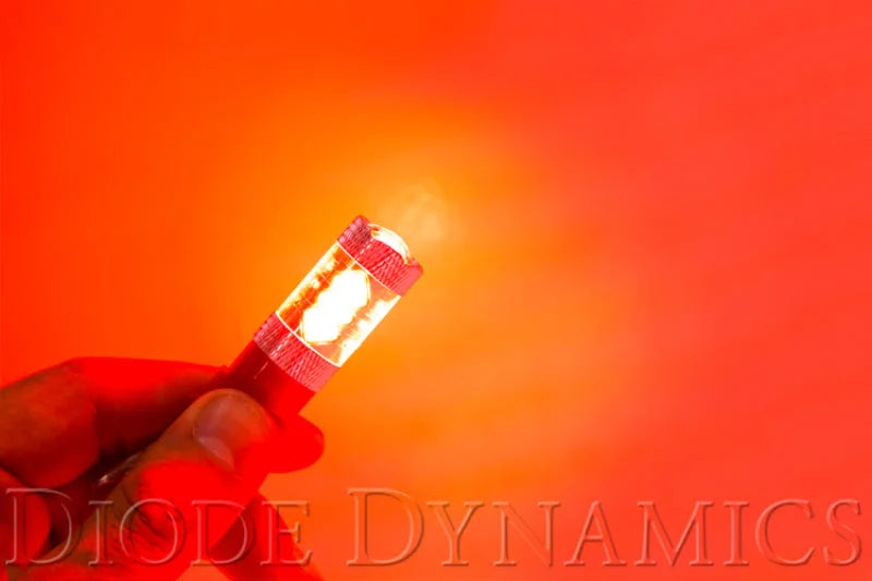 Diode Dynamics 3157 LED Bulb XP80 LED - Amber Set of 6 - Back View