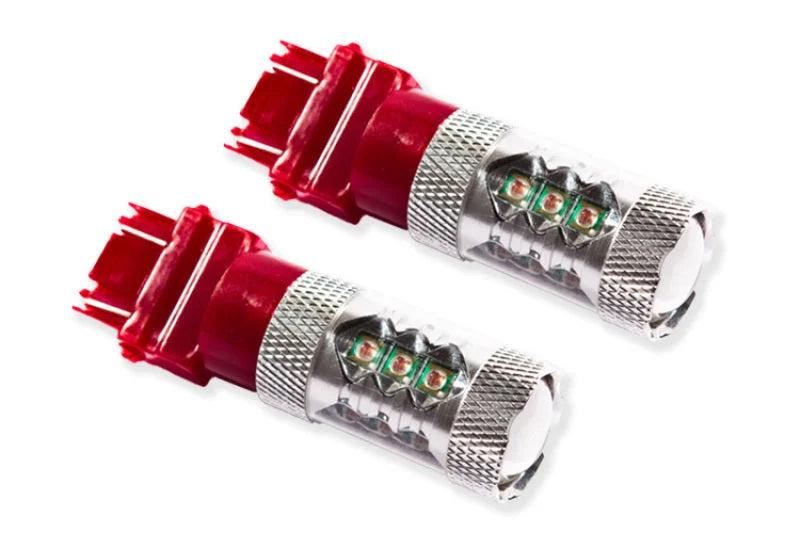 Diode Dynamics 3157 LED Bulb XP80 LED - Red (Pair) - Main Product View