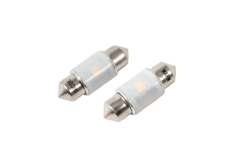 Diode Dynamics 31mm HP6 LED Bulb LED Warm - White (Pair) - Main Product View
