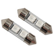 Load image into Gallery viewer, Diode Dynamics 31mm SMF2 LED Bulb - Amber (Pair) - Main Product View