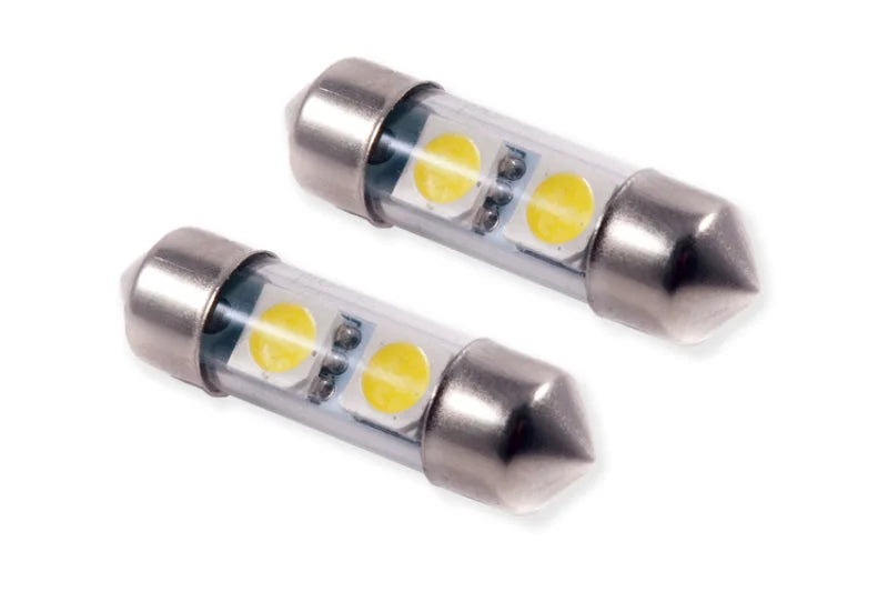 Diode Dynamics 31mm SMF2 LED Bulb Warm - White (Pair) - Main Product View
