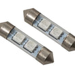 Load image into Gallery viewer, Diode Dynamics 36mm SMF2 LED Bulb - Red (Pair) - Main Product View