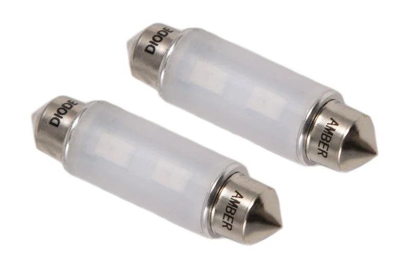 Diode Dynamics 41mm HP6 LED Bulb - Amber (Pair) - Main Product View