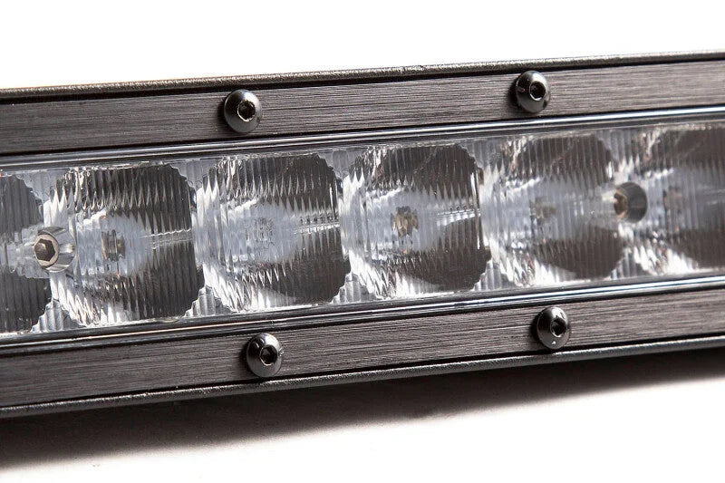 Diode Dynamics 42 In LED Light Bar Single Row Straight Clear Combo Each Stage Series - Back View