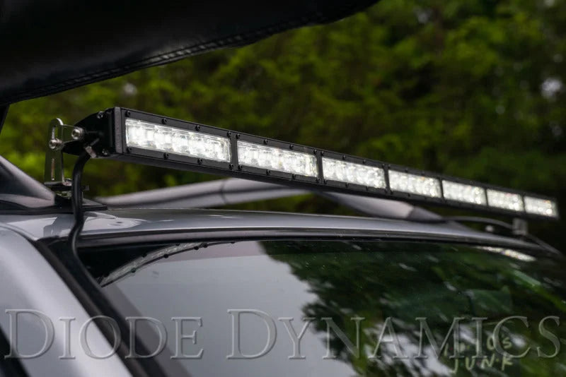 Diode Dynamics 42 In LED Light Bar Single Row Straight Clear Combo Each Stage Series - Installation View