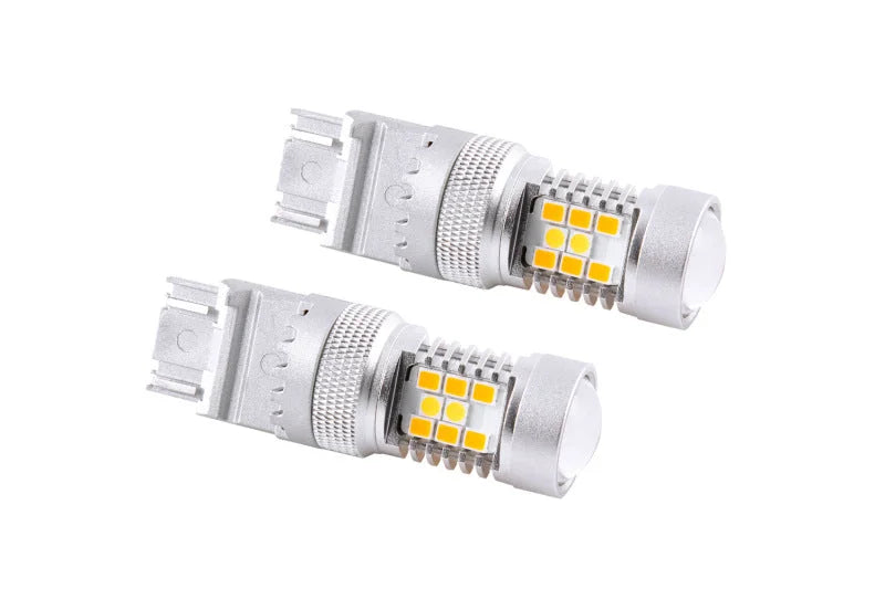 Diode Dynamics 4257 HP24 LED Bulb - Cool - White Switchback (Single) - Side View