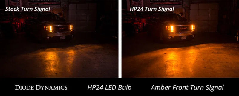 Diode Dynamics 4257 HP24 LED Bulb - Cool - White Switchback (Single) - Back View