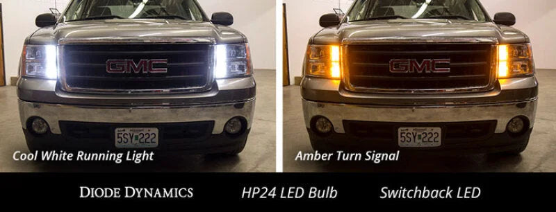 Diode Dynamics 4257 HP24 LED Bulb - Cool - White Switchback (Single) - Installation View