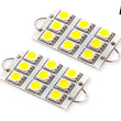 Load image into Gallery viewer, Diode Dynamics 44mm SML9 LED Bulb - Amber (Pair) - Side View