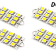 Load image into Gallery viewer, Diode Dynamics 44mm SML9 LED Bulb - Blue Set of 4 - Side View
