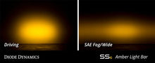 Load image into Gallery viewer, Diode Dynamics 6 In LED Light Bar Single Row Straight SS6 - Amber Wide Light Bar (Single) - Additional View 6