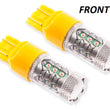 Load image into Gallery viewer, Diode Dynamics 7443 LED Bulb HP11 LED - Amber (Pair) - Side View
