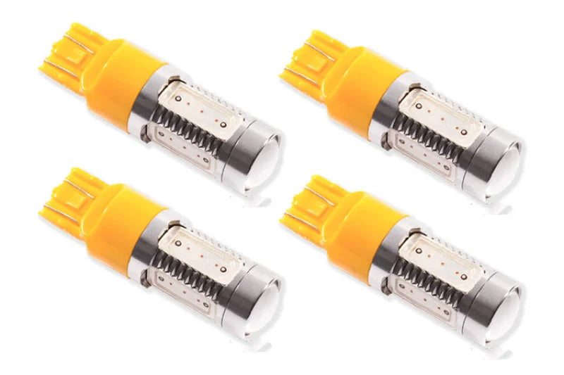 Diode Dynamics 7443 LED Bulb HP11 LED - Amber Set of 4 - Main Product View