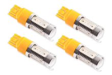 Load image into Gallery viewer, Diode Dynamics 7443 LED Bulb HP11 LED - Amber Set of 4 - Main Product View