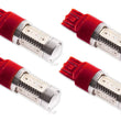 Load image into Gallery viewer, Diode Dynamics 7443 LED Bulb HP11 LED - Red Set of 4 - Main Product View