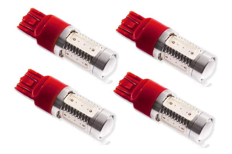 Diode Dynamics 7443 LED Bulb HP11 LED - Red Set of 4 - Main Product View