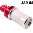 Load image into Gallery viewer, Diode Dynamics 7443 LED Bulb HP11 LED - Red (Single) - Side View