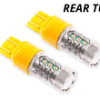 Load image into Gallery viewer, Diode Dynamics 7443 LED Bulb HP48 LED - Red (Pair) - Side View