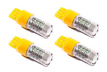 Load image into Gallery viewer, Diode Dynamics 7443 LED Bulb XP80 LED - Amber Set of 4 - Main Product View